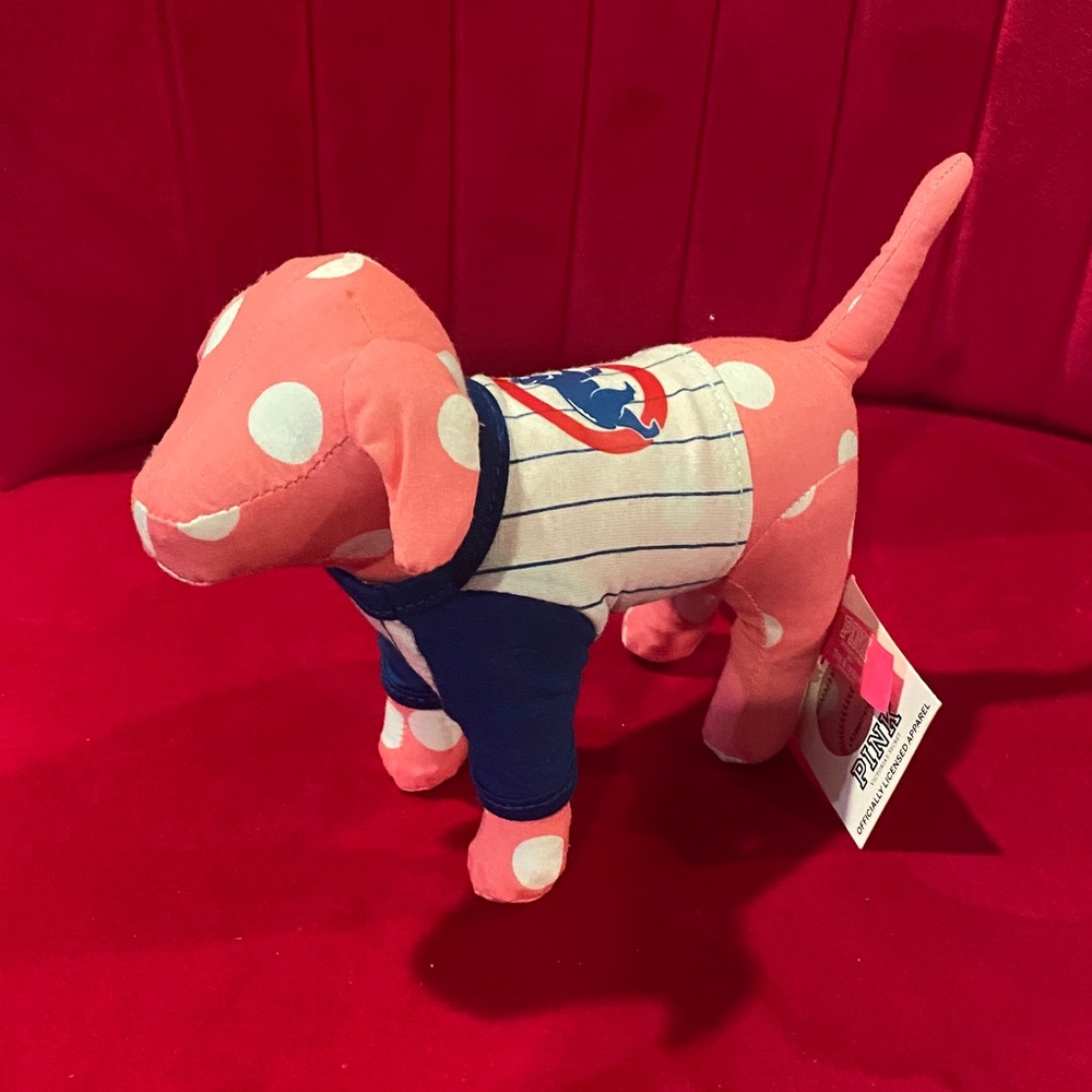 Chicago Cubs PINK Victoria's Secret Polka Dot Dog